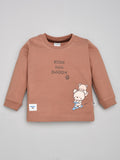 INFANT KNIT TO TEXTILE SUIT