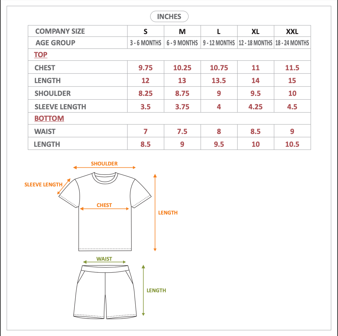 Size Chart 1