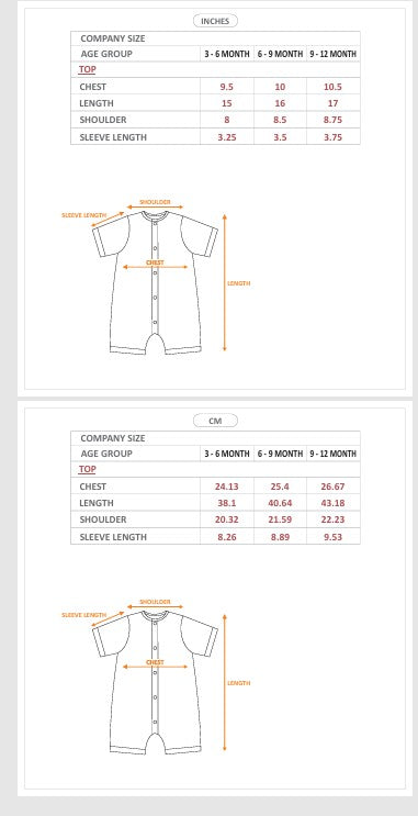 Size Chart 1