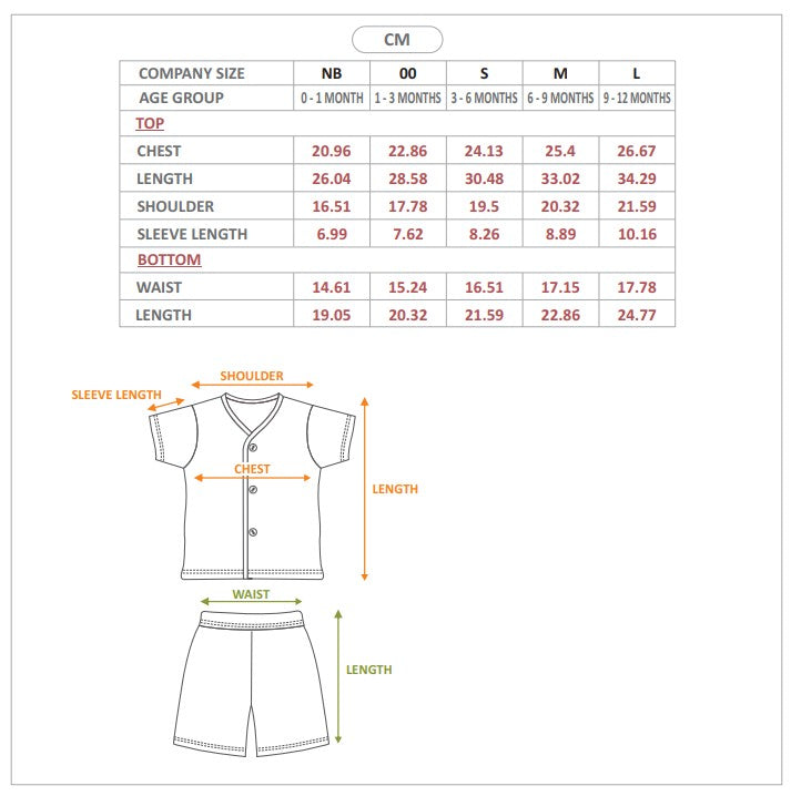 Size Chart 1